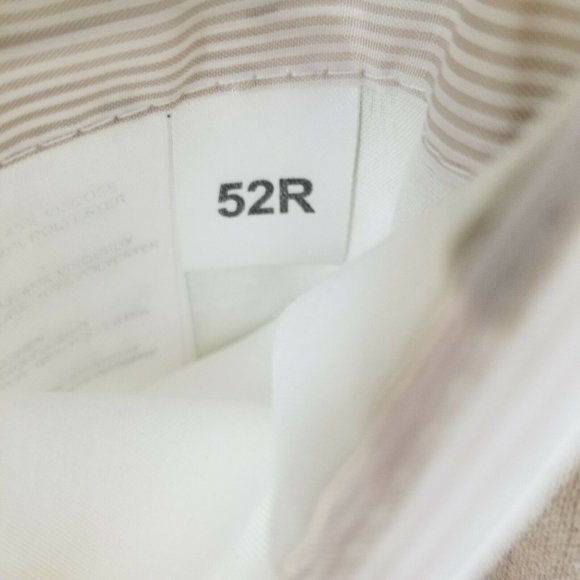 Oak Hill Sport Coat Mens 52R Beige Linen Blend - Picture 7 of 8